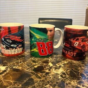 Vintage Dale Earnhardt and Dale Jr Mug Bundle